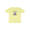 Butter yellow Mama’s Safe Place cute koala cuddle graphic t-shirt by Little Scribbles