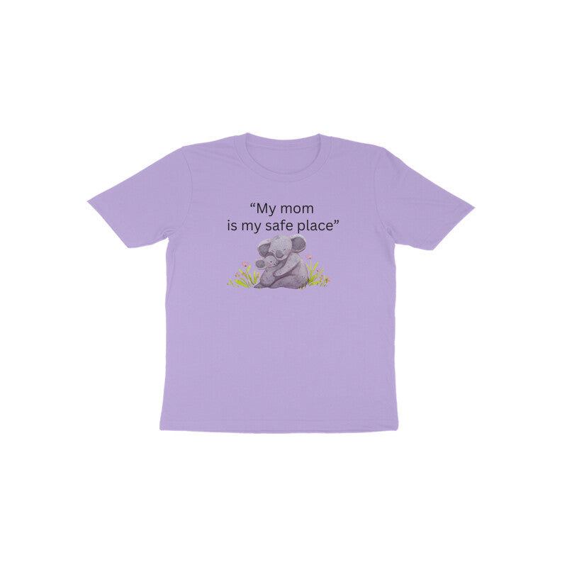 Lavender Mama’s Safe Place sweet watercolor toddler graphic shirt by Little Scribbles