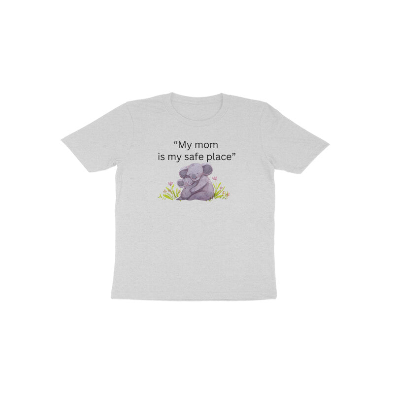 Grey Mama’s Safe Place casual everyday toddler graphic tee by Little Scribbles