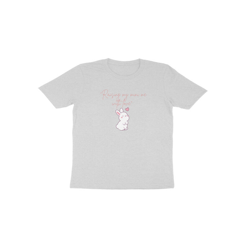 Grey Mini Me Bunny casual everyday toddler graphic tee by Little Scribbles