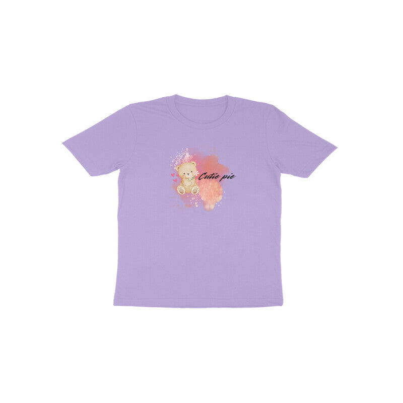 Lavender Cutie Pie Duo sweet watercolor kids graphic t-shirt by Little Scribbles