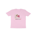 Light pink Fabulous Four cute 4th birthday princess t-shirt for girls by Little Scribbles
