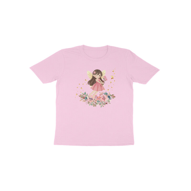 Light pink Fairy Blossom cute magical princess girls shirt by Little Scribbles